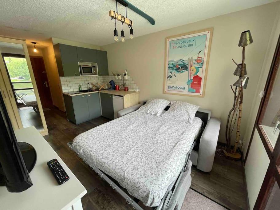 Studio Refait A Neuf Avec Balcon - Famille - Parking Couvert Chamrousse Dış mekan fotoğraf