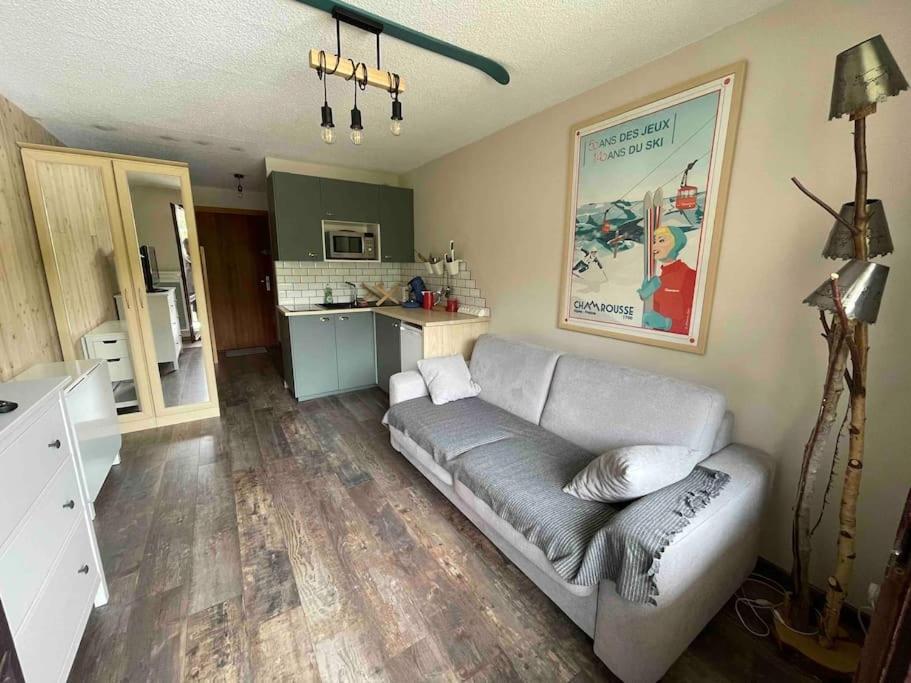 Studio Refait A Neuf Avec Balcon - Famille - Parking Couvert Chamrousse Dış mekan fotoğraf